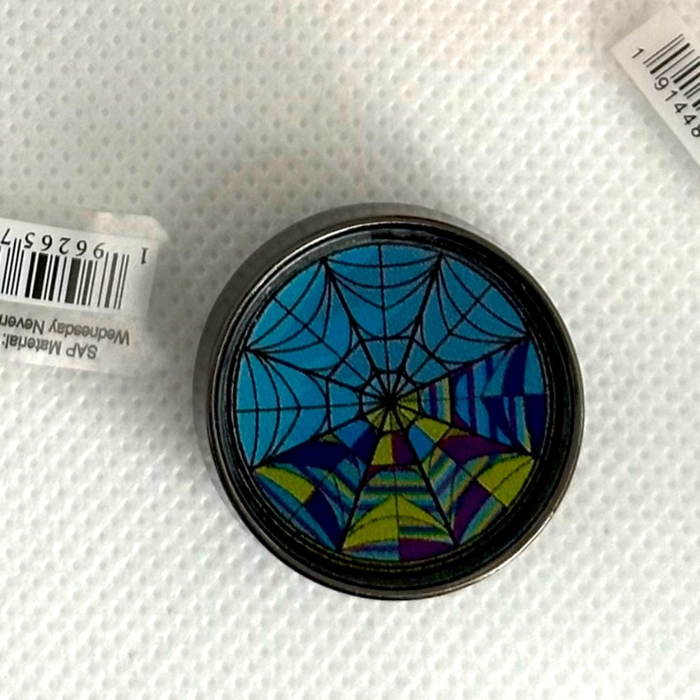 Wednesday Adams Nevermore Window Jibbitz for Crocs New With Tags Authentic